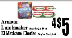 Baja Ranch Armour Lunchmaker, El Mexicano Chorizo offer
