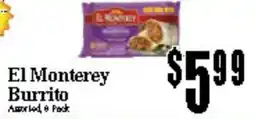 Baja Ranch El Monterey Burrito offer