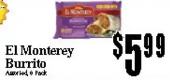 Baja Ranch El Monterey Burrito offer