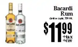 Baja Ranch Bacardi Rum offer