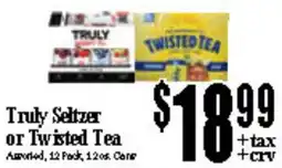 Baja Ranch Truly Seltzer or Twisted Tea offer