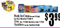 Baja Ranch Nestle Ice Cream, Oreo, Outshines offer