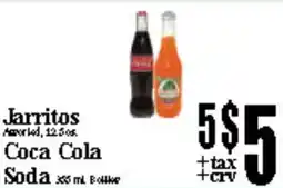 Baja Ranch Jarritos, Coca Cola Soda offer