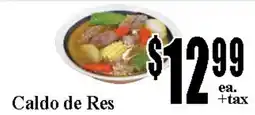 Baja Ranch Caldo de Res offer