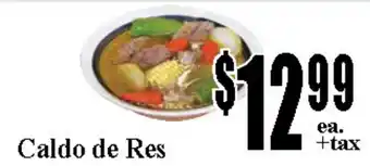Baja Ranch Caldo de Res offer