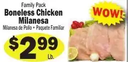 Sellers Bros Boneless Chicken Milanesa offer