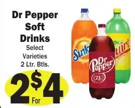 Sellers Bros Dr Pepper Soft Drinks offer