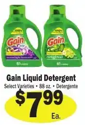 Sellers Bros Gain Liquid Detergent offer