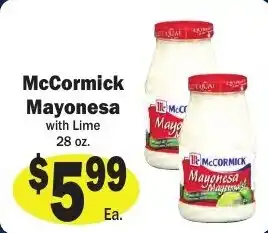 Sellers Bros McCormick Mayonesa offer