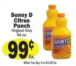 Sellers Bros Sunny D Citrus Punch offer