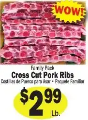 Sellers Bros Cross Cut Pork Ribs offer
