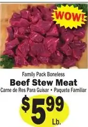 Sellers Bros Beef Stew Meat offer