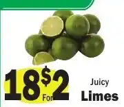 Sellers Bros Juicy Limes offer
