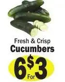 Sellers Bros Fresh & Crisp Cucumbers offer