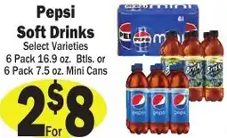 Sellers Bros Pepsi Soft Drinks offer