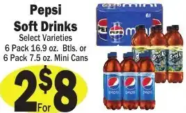 Sellers Bros Pepsi Soft Drinks offer