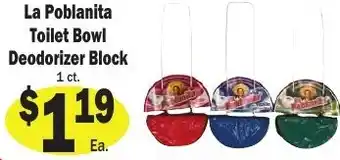 Sellers Bros La Poblanita Toilet Bowl Deodorizer Block offer