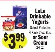 Sellers Bros LaLa Drinkable Yogurts offer