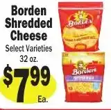 Sellers Bros Borden Shredded Cheese offer