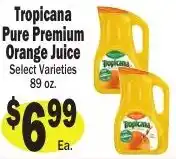 Sellers Bros Tropicana Pure Premium Orange Juice offer