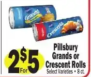 Sellers Bros Pillsbury Grands or Crescent Rolls offer