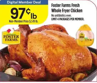 Raley's Foster Farms Fresh Whole Fryer Chicken offer