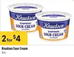Raley's Knudsen Sour Cream offer