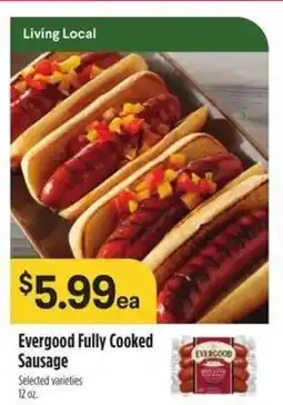 Raley's Evergood Fully Cooked Sausage offer