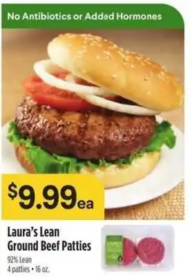Raley's Laura's Lean Ground Beef Patties offer