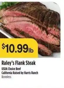 Raley's Raley's Flank Steak offer