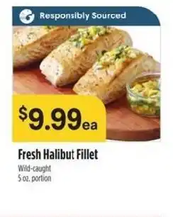Raley's Fresh Halibut Fillet offer