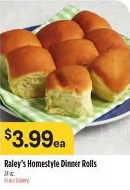 Raley's Raley's Homestyle Dinner Rolls offer