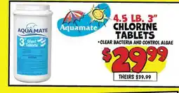 Ollie's Aquamate 4.5 LB. 3 CHLORINE TABLETS offer