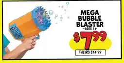 Ollie's MEGA BUBBLE BLASTER offer