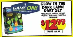 Ollie's GLOW IN THE DARK LAWN DARK SET offer