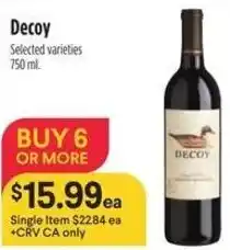Raley's Decoy offer