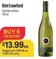 Raley's Kim crawford offer