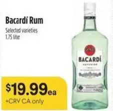 Raley's Bacardi Rum offer