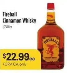 Raley's Fireball cinnamon whisky offer