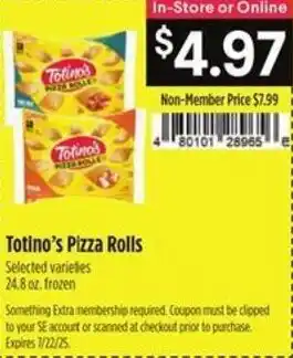 Raley's Totino's Pizza Rolls offer