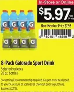 Raley's Gatorade sport drink offer