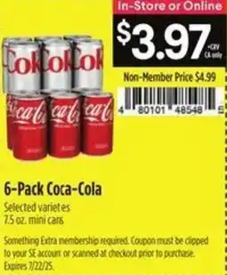 Raley's Coca-cola offer