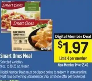 Raley's Smart ones meal offer