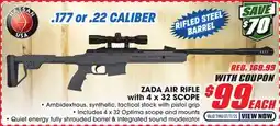 Big 5 Hatsan Zada Air Rifle with 4x32 Scope offer