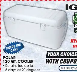 Big 5 Igloo Polar 120-Qt. Cooler offer