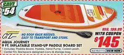 Big 5 Hydro-Force Aqua Journey 9' Inflatable Stand-Up Paddle Board Set offer