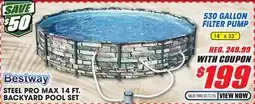 Big 5 Steel Pro MAX Max 14' x 33 Backyard Pool Set offer