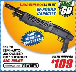 Big 5 Umarex T4E TB Semi Auto .68 Caliber Shotgun offer