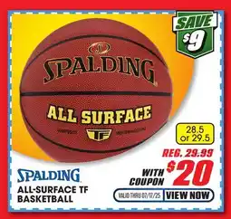 Big 5 Spalding All-Surface TF Basketball offer
