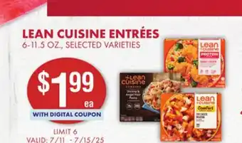 Smart & Final LEAN CUISINE ENTRÉES offer